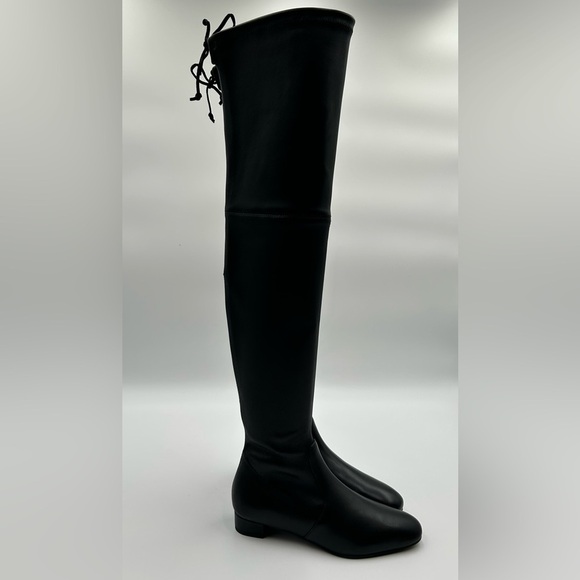 2075- Stuart Weitzman Over-the-Knee Boots Black Color Size 5 B NWT - Picture 3 of 14